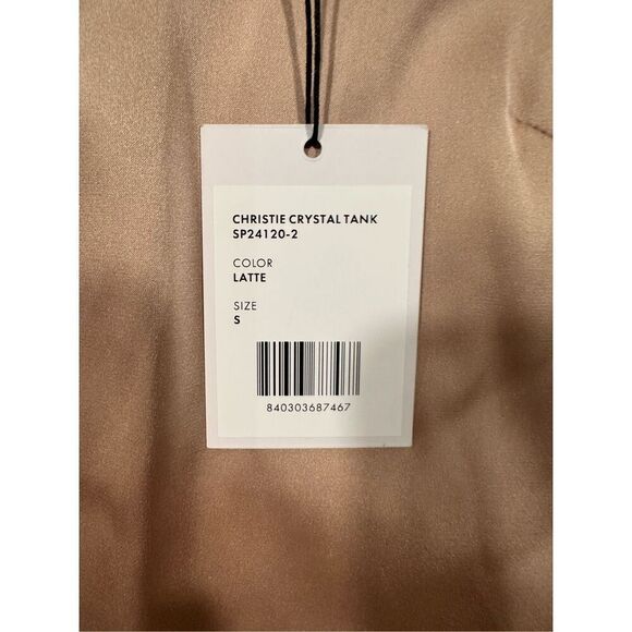 NWT- Generation Love Christie Crystal Latte Tank, size S - Picture 3 of 5